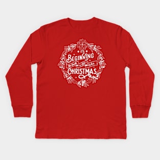 It's beginning to look a lot like Christmas Kids Long Sleeve T-Shirt